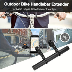 Bike Handlebar Extender Double Handlebar Extension Carbon Fiber Mount Holder Alu