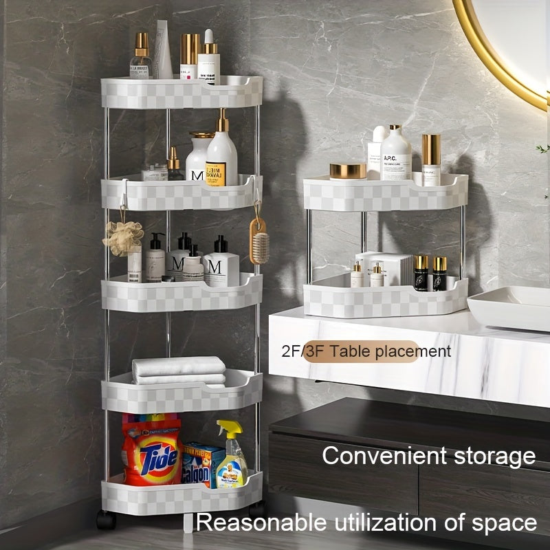 Bathroom Floor Storage Rack Kitchen Corner Rack