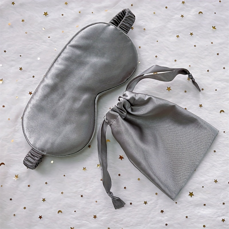 Soft Eye Mask Blackout Blindfold with Storage Bag