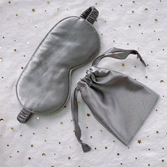 Soft Eye Mask Blackout Blindfold with Storage Bag