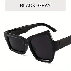 Y2K Irregular Frame Sunglasses for Women Men Hiphop UV400