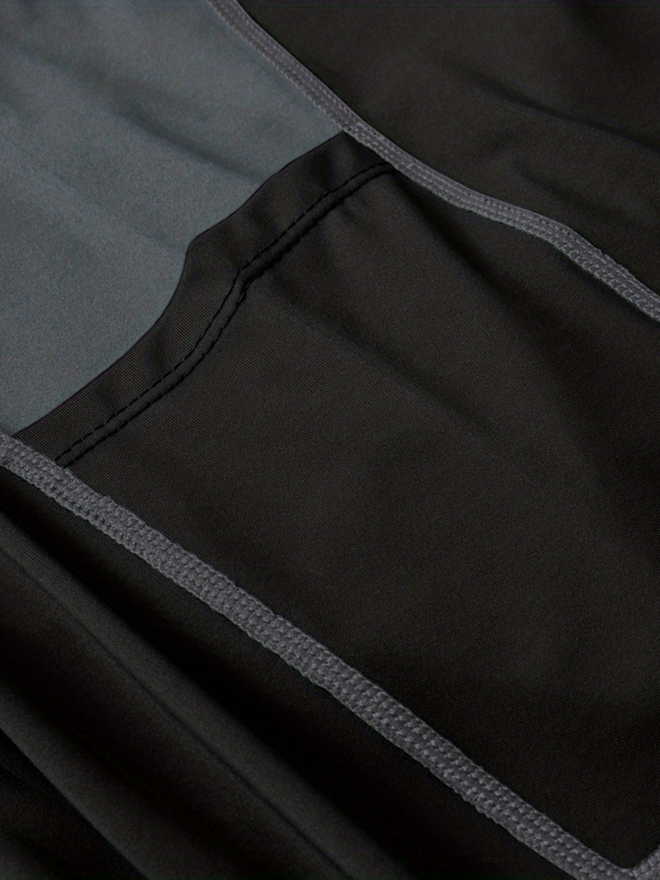 Men's High Stretch Tight Long Compression Pants With Side Pocket