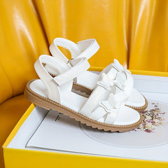 Non Slip Butterfly Princess Sandals for Girls Hook and Loop Fastener
