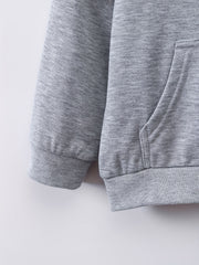 Boy's Clash Outfit 2pcs Hoodie & Sweatpants Set BOY Print
