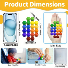 BIKILI 20pcs Sensory Fidget Toys for Kids & Adults PP Plastic Autism Toys