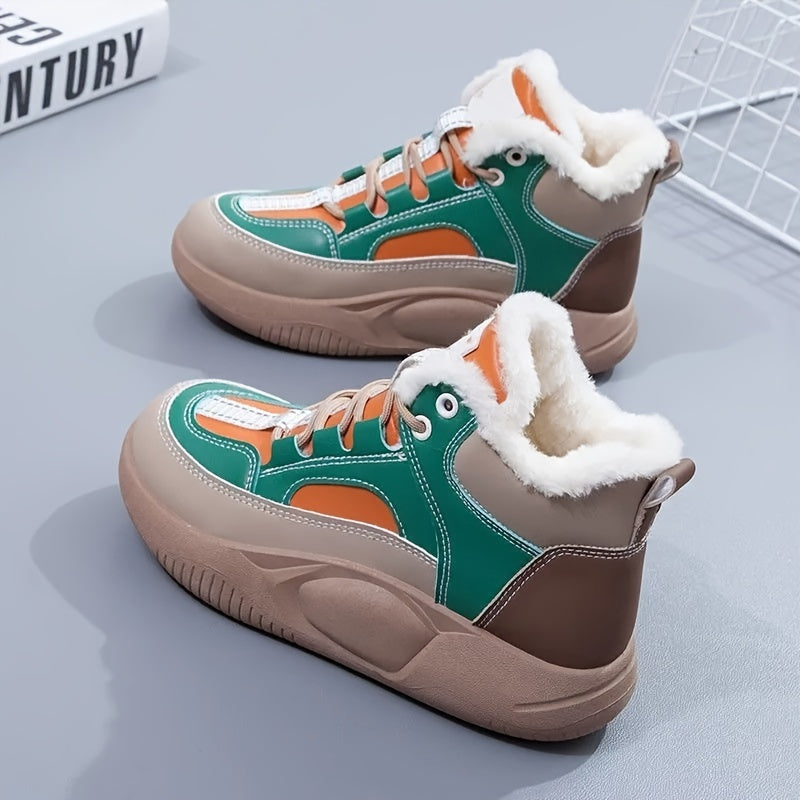 Women's Thickened Medium Tube Snow Boots
