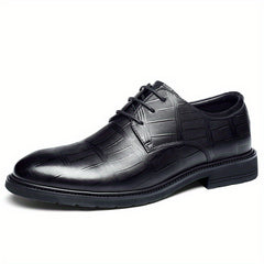 Men's Textured Derby Shoes Business Formal Wear