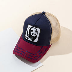 Personality Panda Mesh Trucker Couple Style Baseball Cap