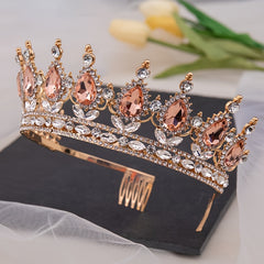 Crystal Rhinestone Bridal Wedding Tiara Headband for Girls