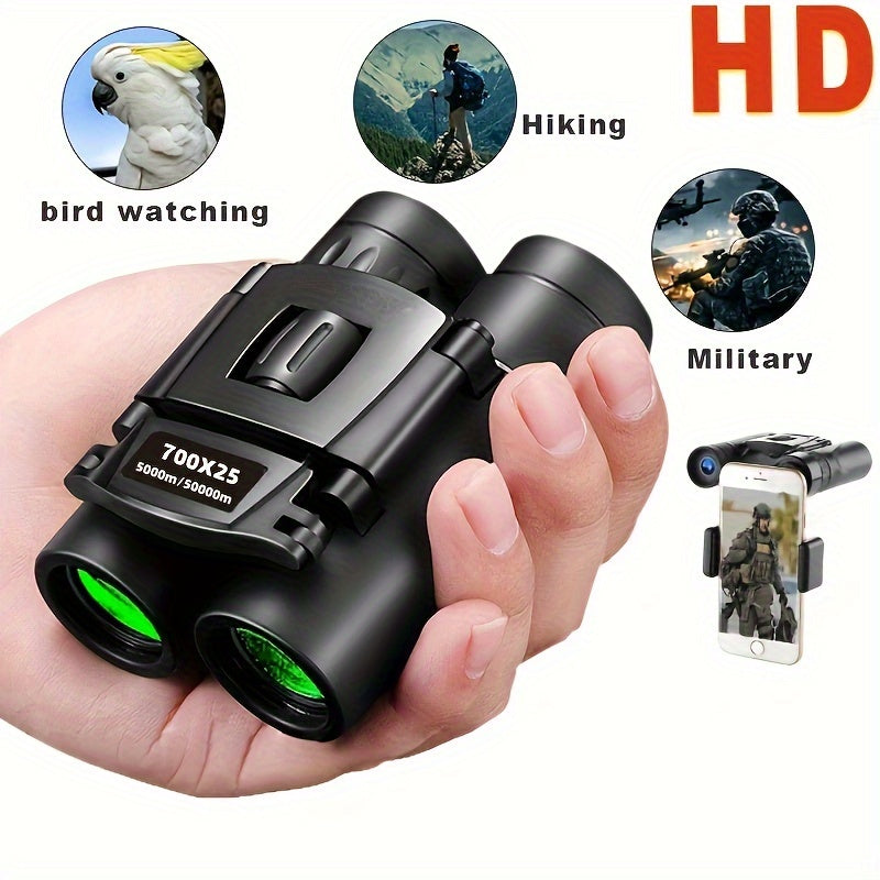 High Power HD Binoculars Waterproof Portable Ideal for Travel Concerts Hiking