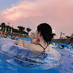 Inflatable Swimming Rings for Kids & Adults - Beach & Pool Parties