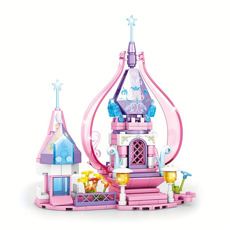 Dream Flower Castle Building Blocks for Girls
