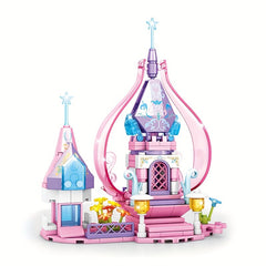 Dream Flower Castle Building Blocks for Girls