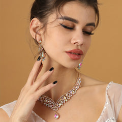 3pcs Rhinestone Headband Hair Comb Set for Bride Wedding Jewelry