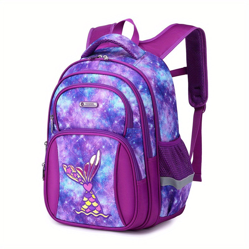 Cartoon Pattern Kids Backpack Lightweight School Bag Boys
