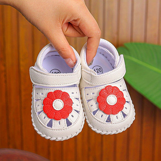 Princess Shoes for Summer Babies 0-12 Months Soft Sole Non slip & Breathable