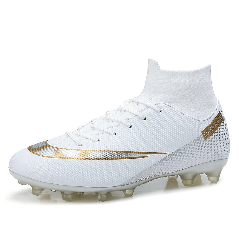 Men's High Top Non Slip AG Football Cleat Professional Soccer Cleats