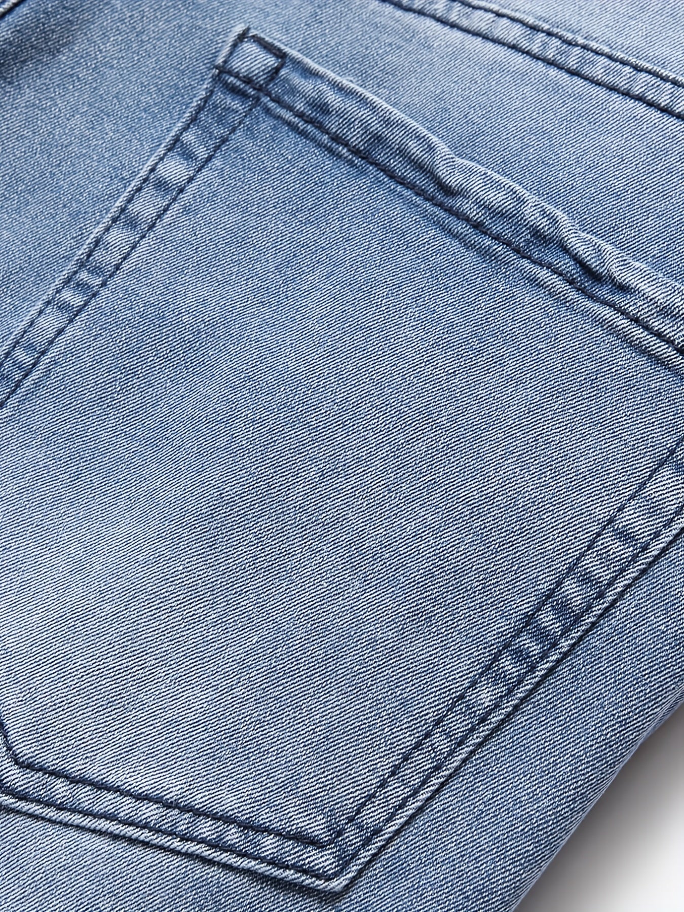 Slim Fit Ripped Cotton Jeans Men's Casual Street Style Distressed Denim Pants