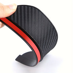 2pcs PVC Car Rearview Mirror Rain Eyebrow