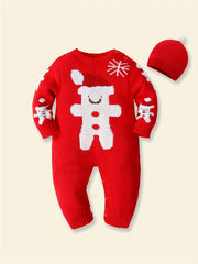 Christmas Baby Santa Claus Jumpsuit Reindeer Romp