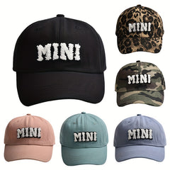 Letter Embroidery Baseball Cap Sunscreen Sports Peaked Hat