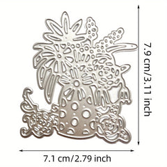 1pc Lace Flower Paper Art Embossing Cutting Dies for DIY Scrapbook Album