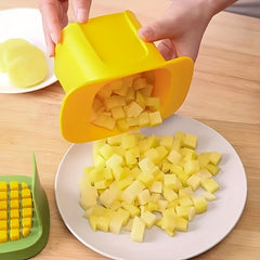 Onion Diced Potato Fries Cutter Multifunctional Vegetable Fruit Cutter