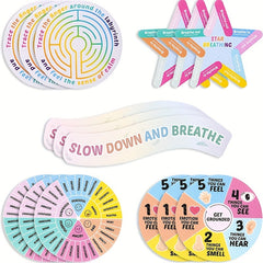 5pcs Anxiety Relief Sensory Stickers for Stressful Situations