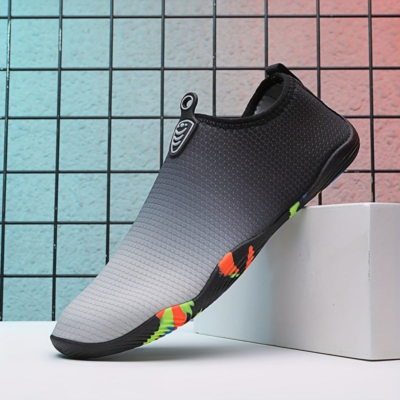 Men's Quick Drying Water Shoes Lightweight Slip On Beach Aqua Socks