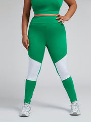Colorblock High Rise Skinny Leggings
