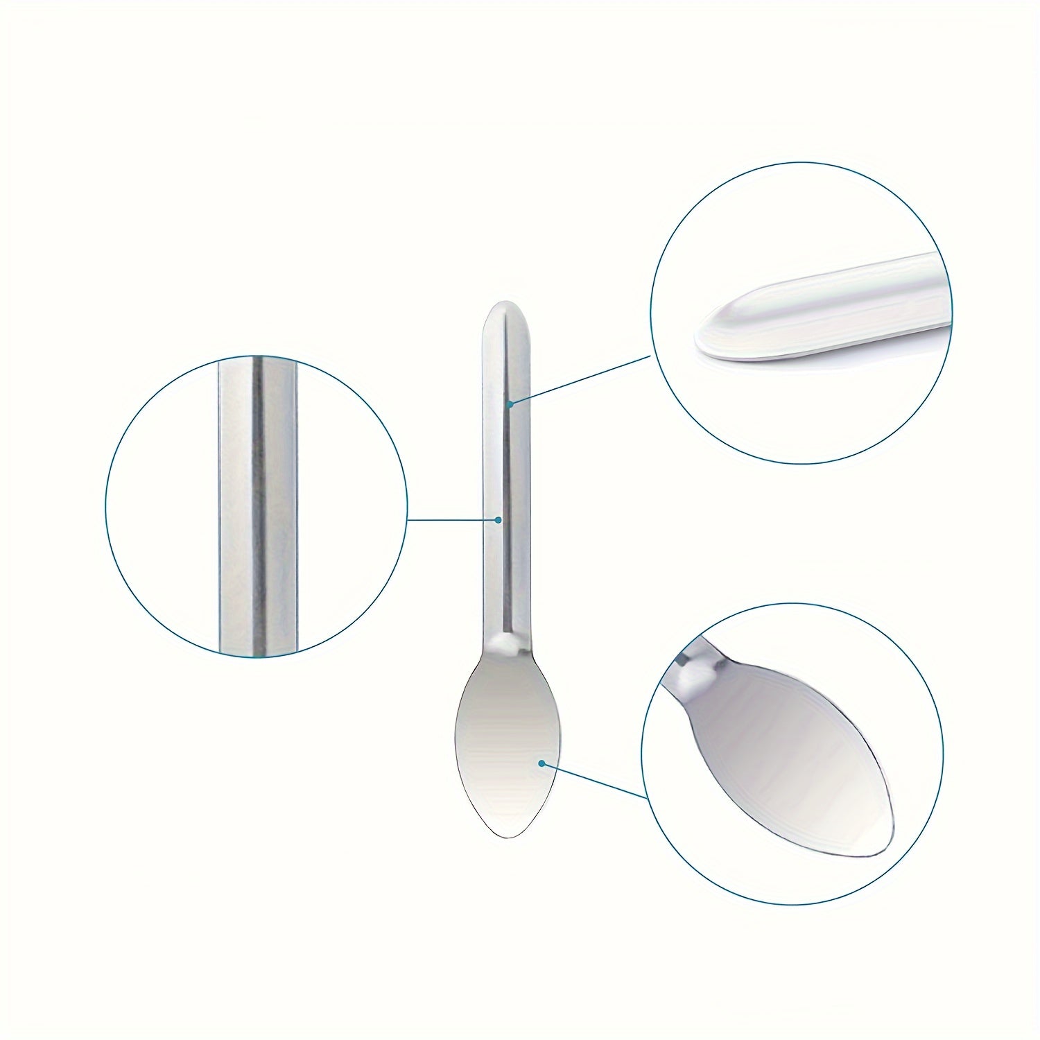 2pcs Micro Spoon Shovels for Medicine Laboratory Supplies