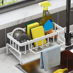 Kitchen Sink Storage Rack Sponge Holder Organizer Drain Rack