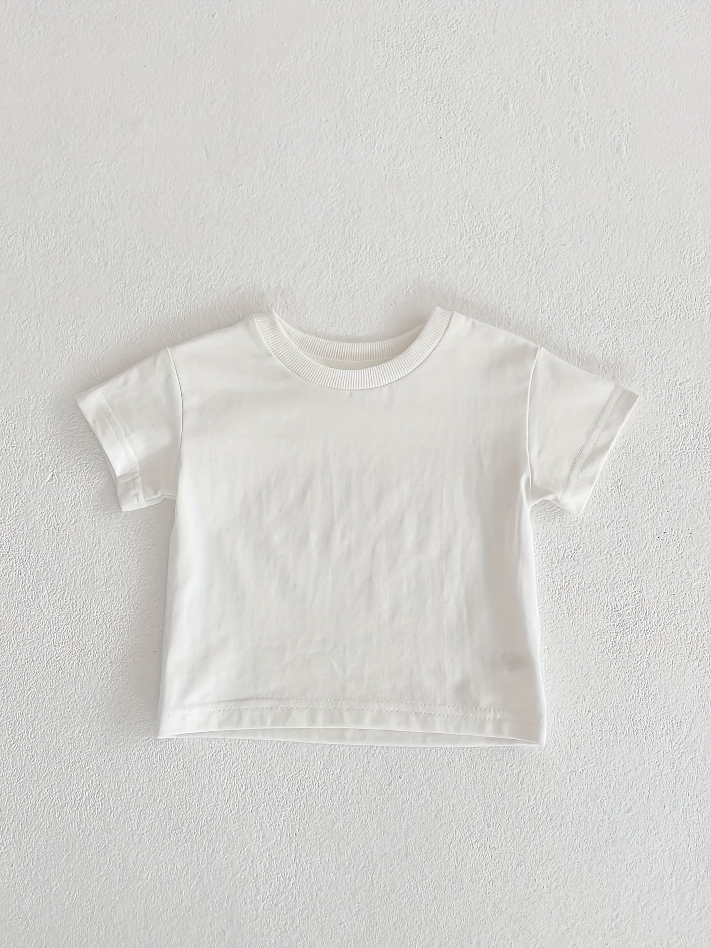 Infant Casual Round Neck T-shirt for Summer