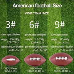 Official Size American Football for Outdoor Sports and Training