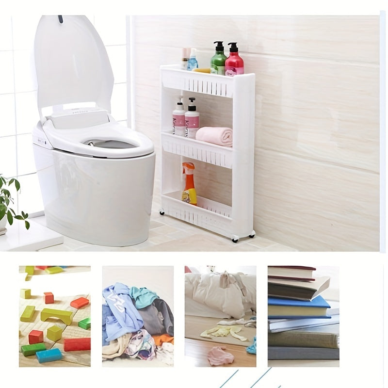 Kitchen Storage Shelf Plastic Rack Organizer 3 Layers