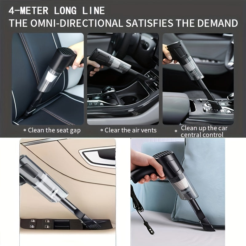 12V Car Vacuum Cleaner with Powerful Suction