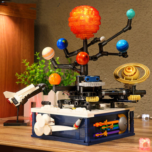 Solar System Puzzle Building Blocks Boys Gift Educational Model