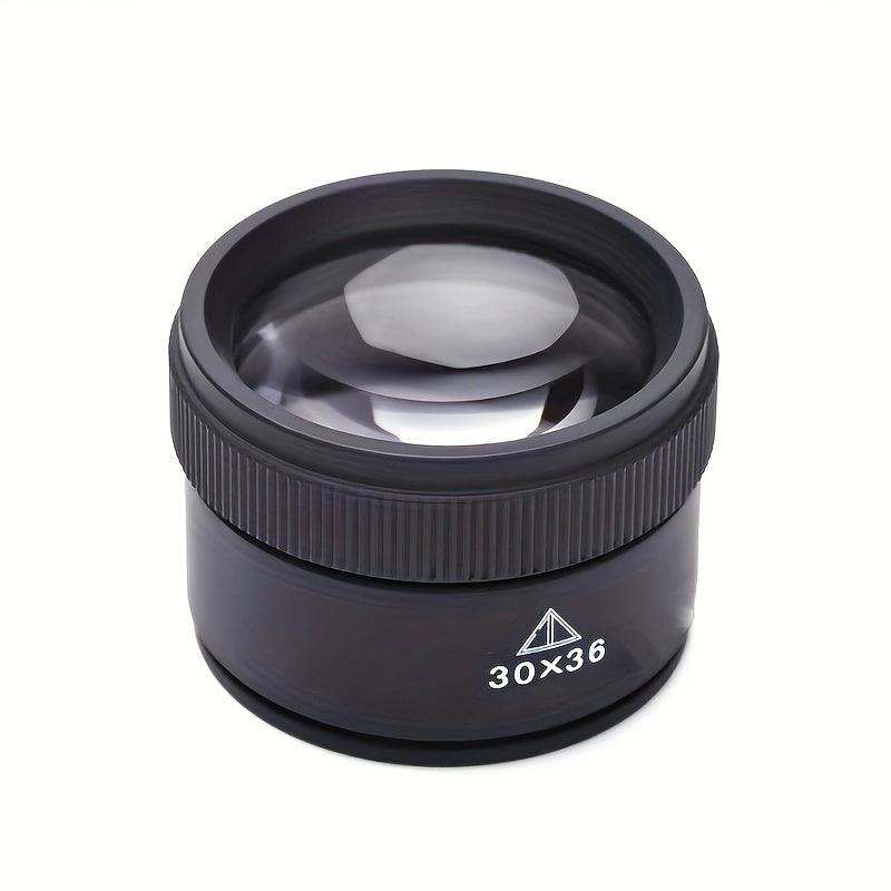 30x36 Optical Glass Lens Jewelry Magnifier Loupe For Jewelry Coin Stamps Wat