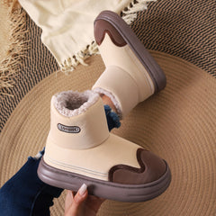 Women's Winter Snow Short Boots Plus Velvet Thick Warm Anti Slip Wear Resistant