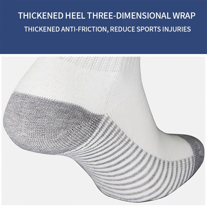 Non Slip Knee High Soccer Socks Thickened Sweat Absorbing Sport Socks