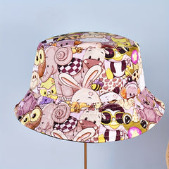 Kids' Breathable Sunshade Bucket Cap