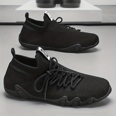 Men's Lace-Up Slip-On Sock Sneakers