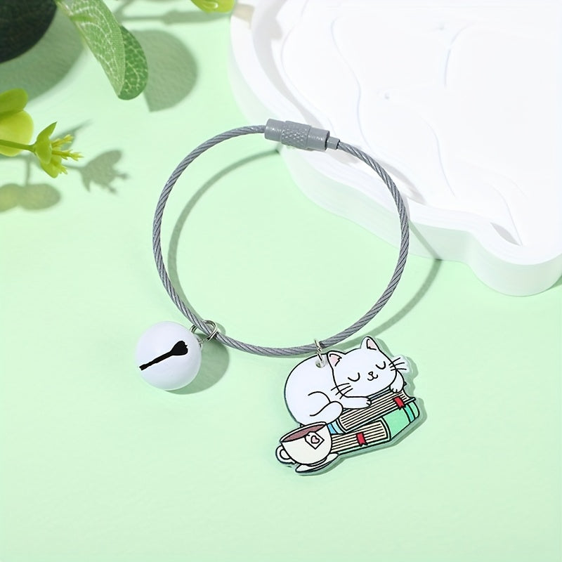 Cat Key Chain Bell Pendant Key Ring Children's Bag Pendant Gift