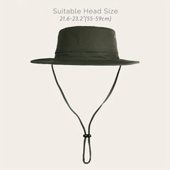 Outdoor Sun Protection Hat for Summer Fishing Boonie Safari Camping