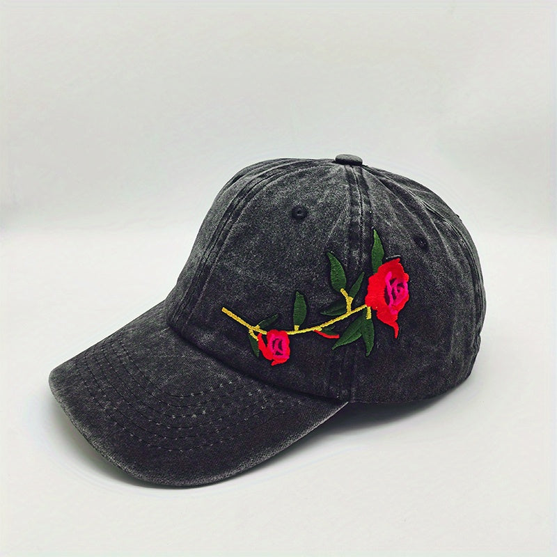 Vintage Patched Embroidered Baseball Cap for Men Women