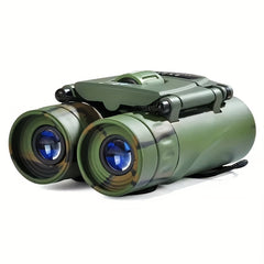 8x21 Mini Pocket Compact Binoculars - Army Green Camouflage Pattern