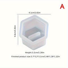 Silicone Rings Holder Mold for DIY Resin Jewelry Box Making