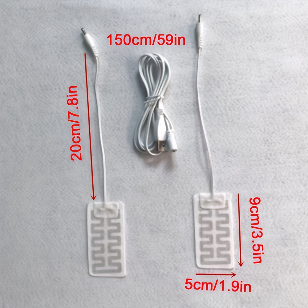 USB Heating Film Gloves Socks Heating Pad