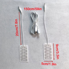 USB Heating Film Gloves Socks Heating Pad