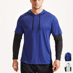 Men's Training Hoodie Quick Drying Gym Clothing